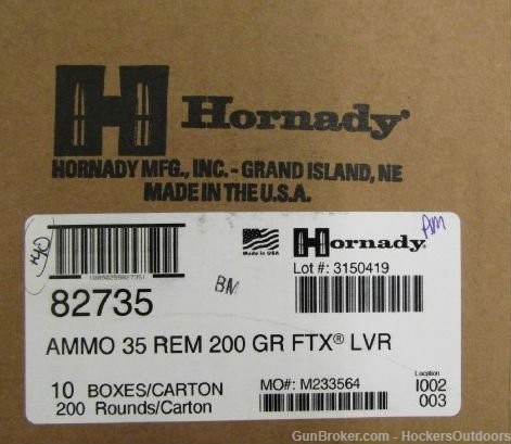 200 Rounds Hornady LEVERevolution 35 Rem 200 gr Flex Tip 82735 NO CC FEES!-img-0