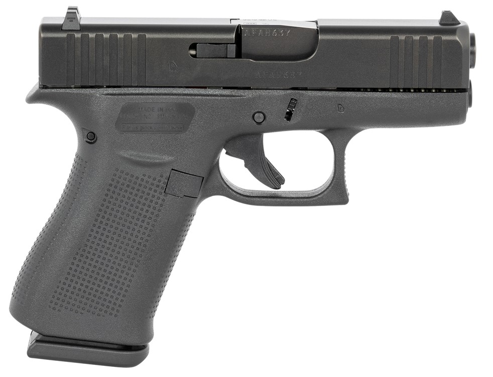 Glock G43X 9MM 3.41 10+1 Capacity Black Pistol-img-0
