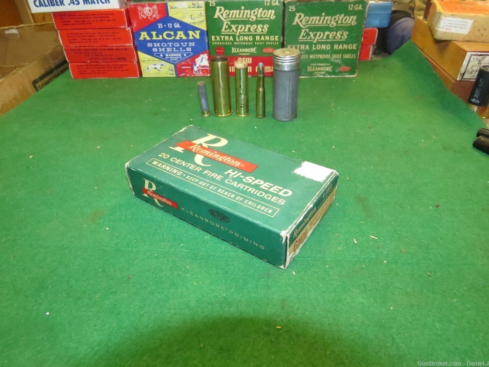 Collector's "Remington Hi-Speed" Ammo Box, 6MM Remington, 100 Gr. -img-8