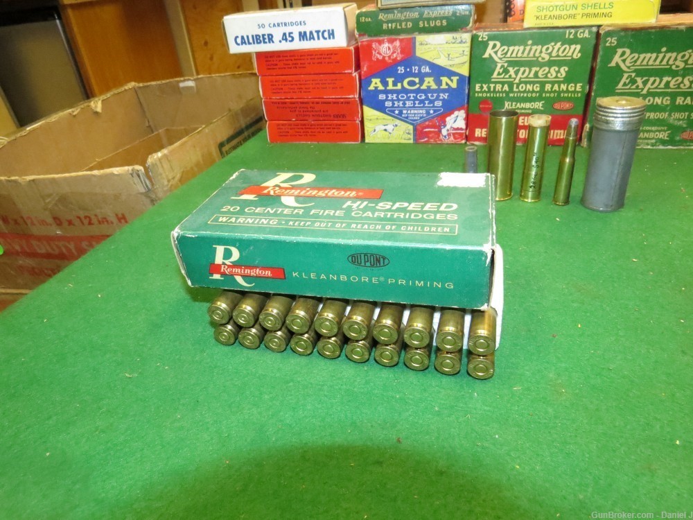 Collector's "Remington Hi-Speed" Ammo Box, 6MM Remington, 100 Gr. -img-5