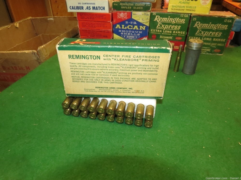 Collector's "Remington Hi-Speed" Ammo Box, 6MM Remington, 100 Gr. -img-3