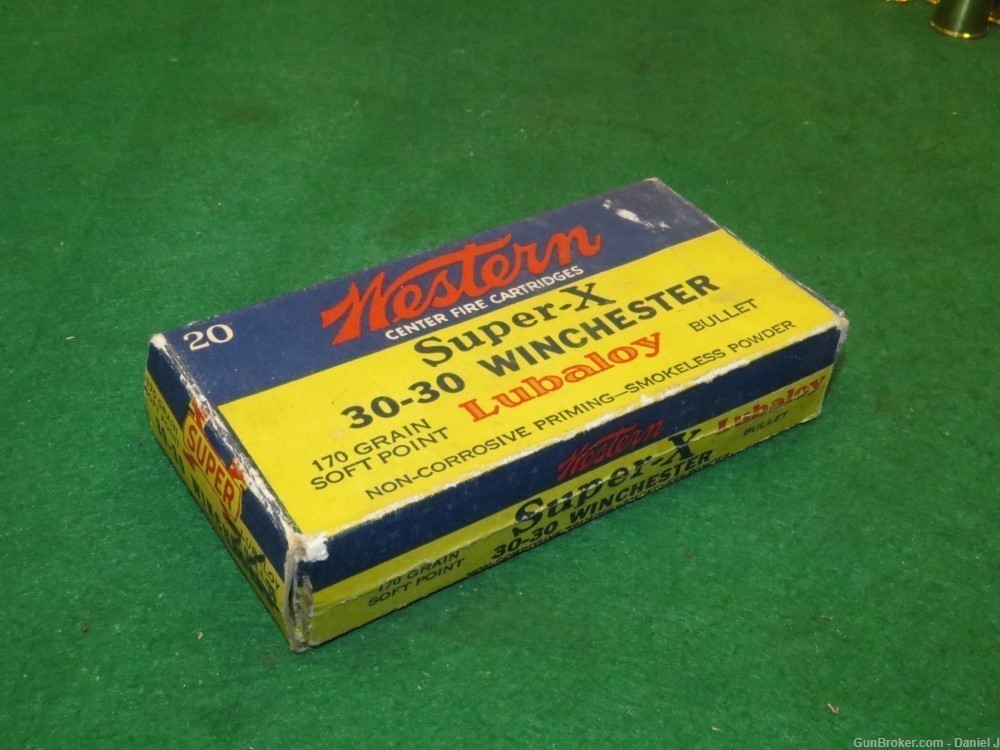 Collectors "Western Super-X" 30-30 Winchester Ammo, 170 Gr. SP, Lubaloy, -img-0