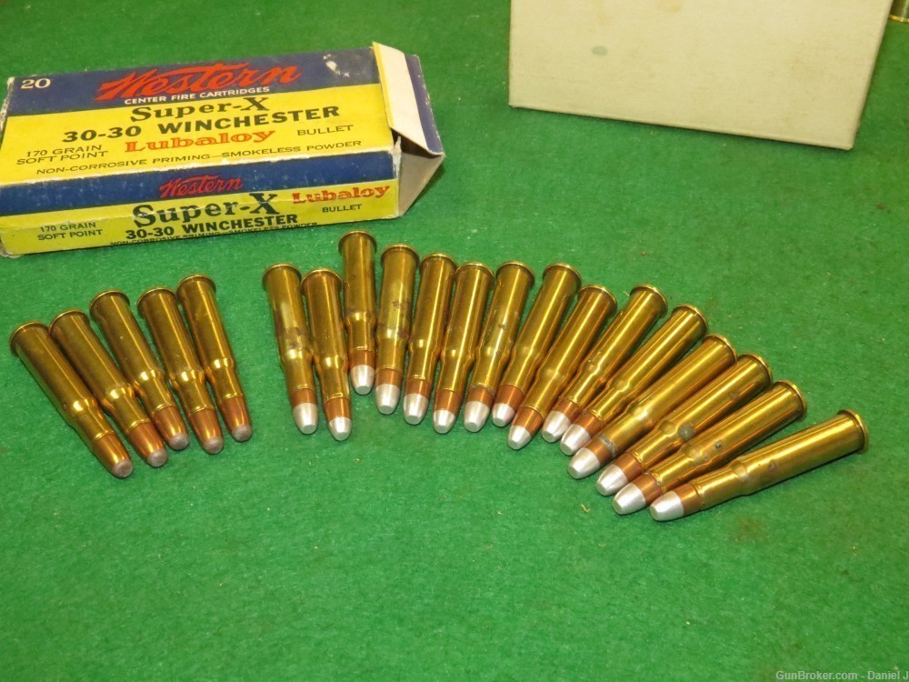 Collectors "Western Super-X" 30-30 Winchester Ammo, 170 Gr. SP, Lubaloy, -img-4