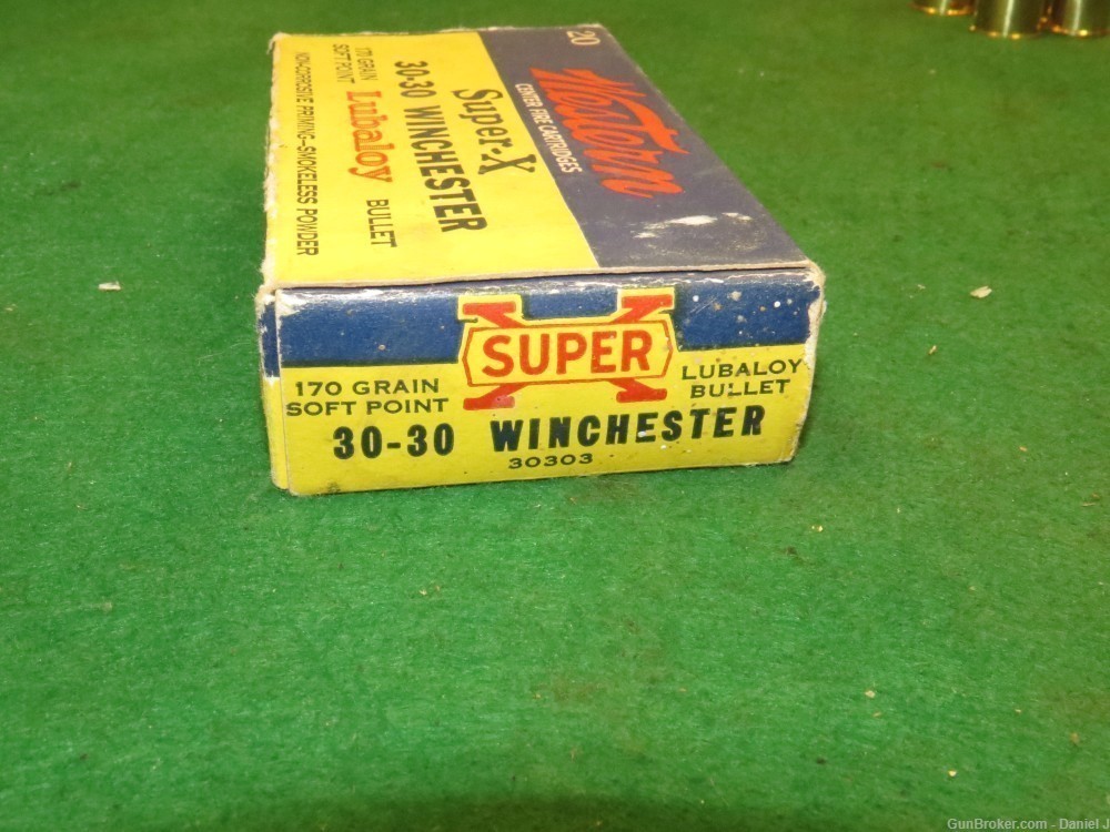 Collectors "Western Super-X" 30-30 Winchester Ammo, 170 Gr. SP, Lubaloy, -img-7