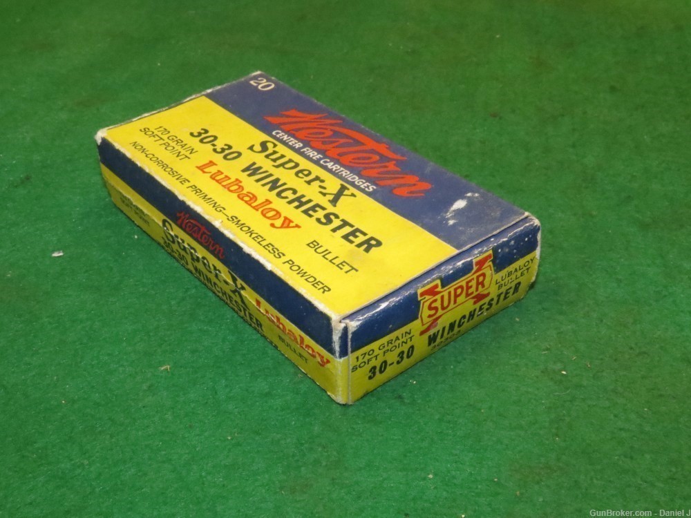 Collectors "Western Super-X" 30-30 Winchester Ammo, 170 Gr. SP, Lubaloy, -img-5