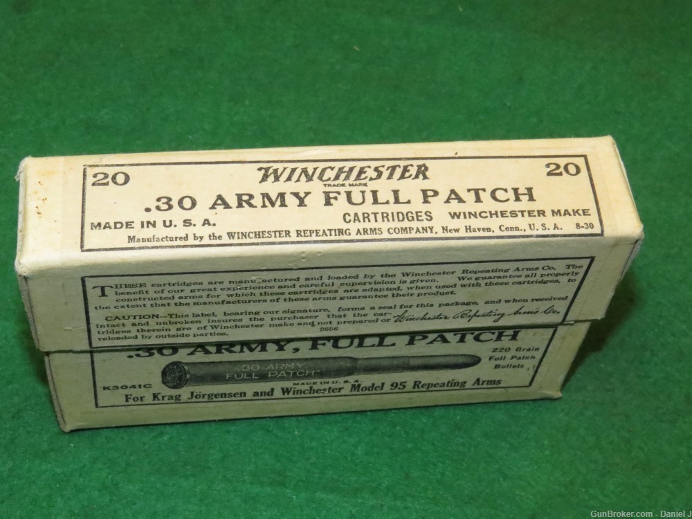 Collector's Vintage "Winchester" .30 Army Full Patch, Un-opened, Mint!-img-6