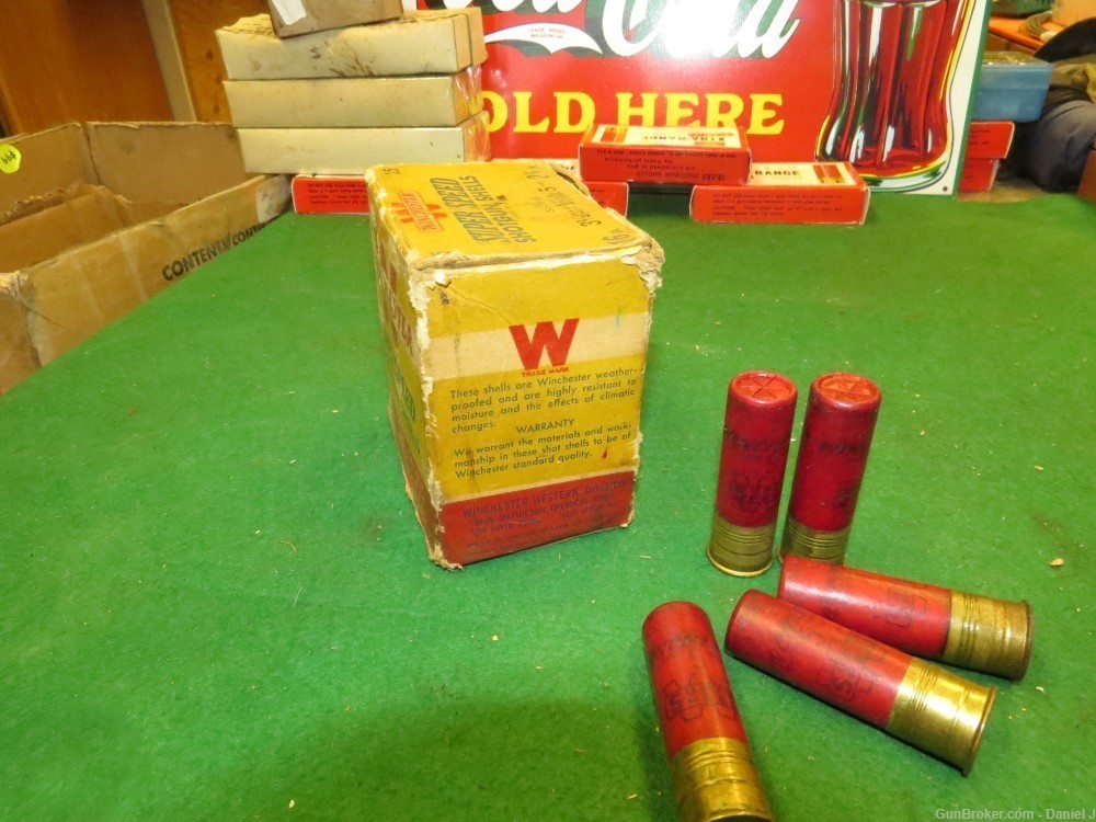 Collector's Vintage "Winchester Super-Speed" Ammo, 16 Ga. Full Box, 5-Shot-img-5