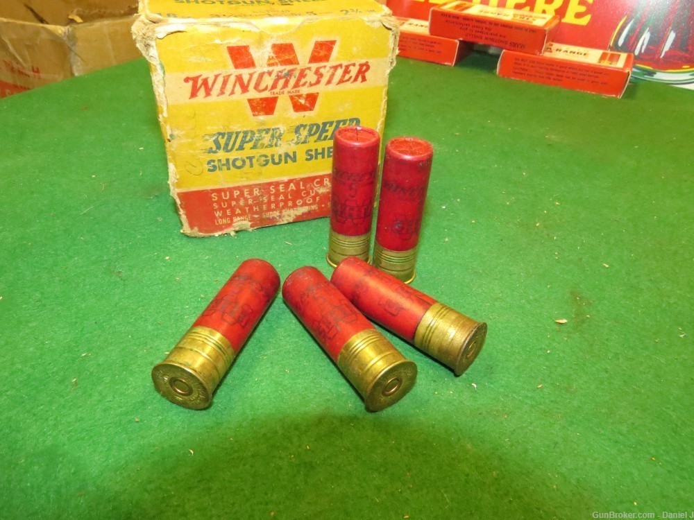 Collector's Vintage "Winchester Super-Speed" Ammo, 16 Ga. Full Box, 5-Shot-img-2