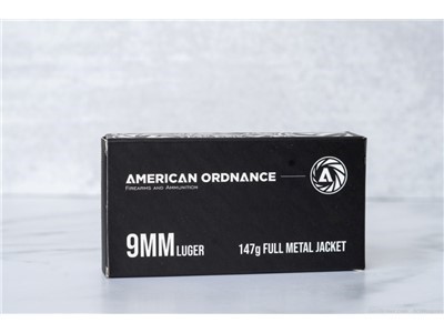 American Ordnance Subsonic 9mm 147g FMJ 50rd Box