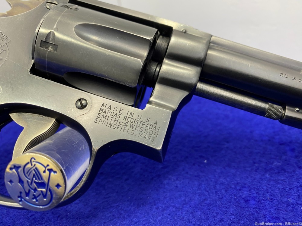 1952 Smith Wesson Pre-Model 14 .38 S&W Spl Blue 6" *K-38 MASTERPIECE*-img-24