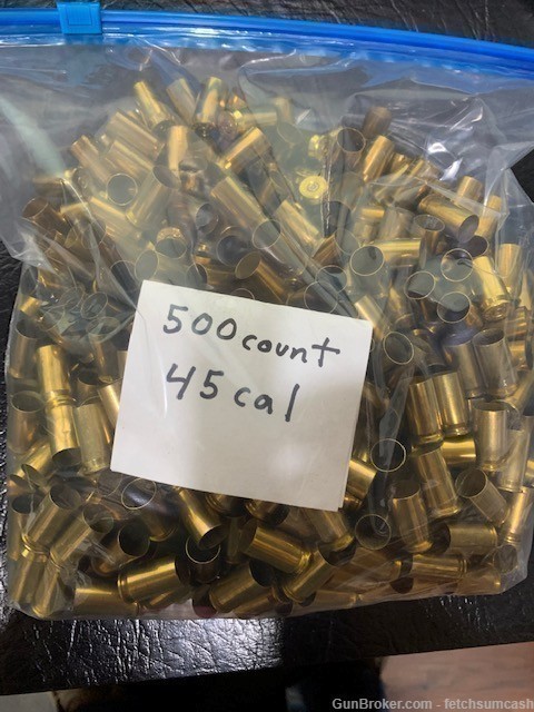 500 Count 45 ACP Brass, mixed-img-0