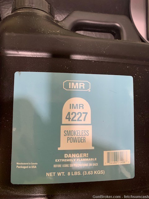 8 Lbs. IMR 4227 Powder, Hazmat Shipping-img-0