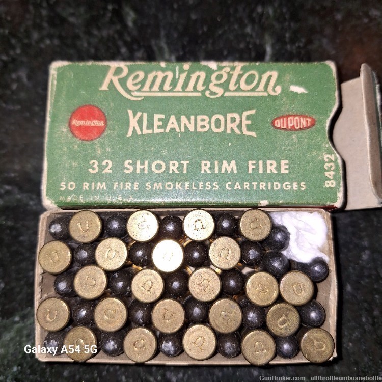 (2) boxes (95) rounds Remington Kleanbore 32 Short Rimfire ammo-img-6