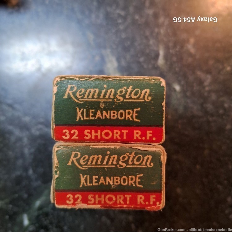 (2) boxes (95) rounds Remington Kleanbore 32 Short Rimfire ammo-img-3
