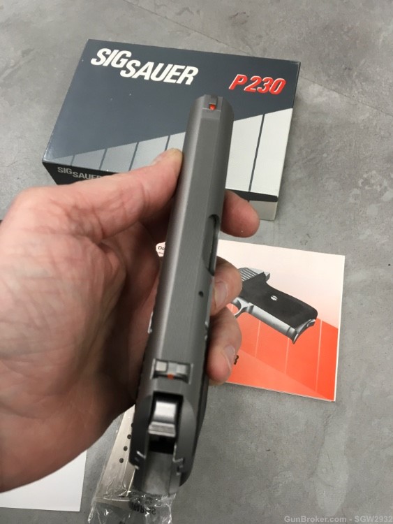 Sig Sauer P230 SL 9mm Kurtz 380 ACP Germany box manual papers extra mag-img-10