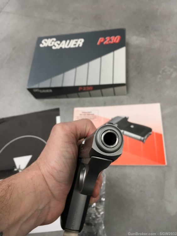 Sig Sauer P230 SL 9mm Kurtz 380 ACP Germany box manual papers extra mag-img-8