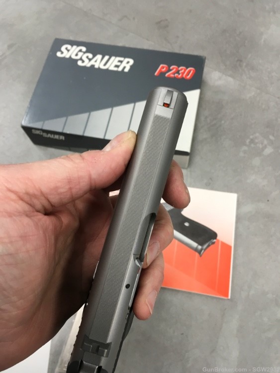 Sig Sauer P230 SL 9mm Kurtz 380 ACP Germany box manual papers extra mag-img-11