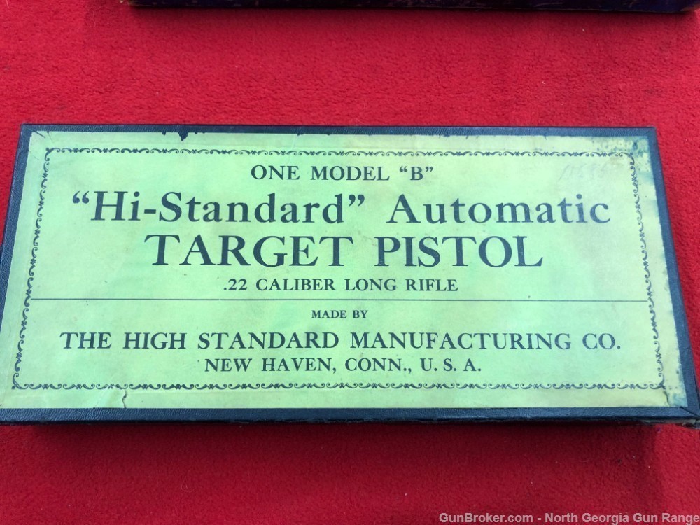 Hi Standard Model B 6.75" 1933/34 Excellent-img-25