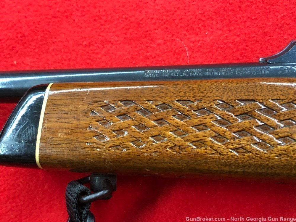Remington 742 BDL Woodsmaster 30-06, 1975 Square Basket Weave Forearm-img-3