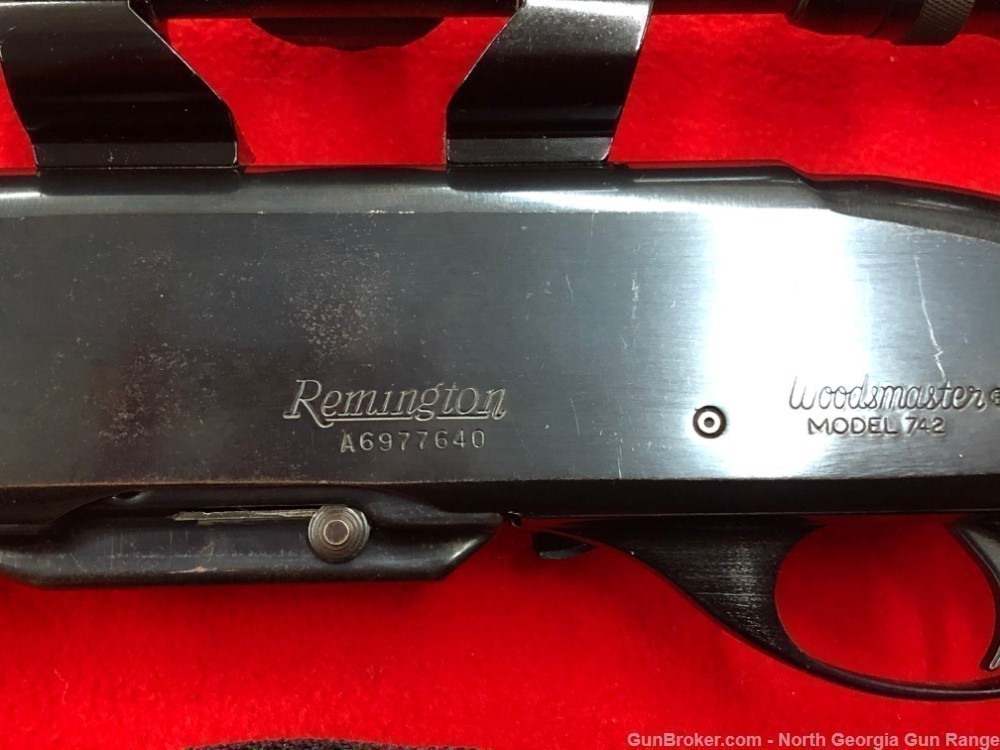 Remington 742 BDL Woodsmaster 30-06, 1975 Square Basket Weave Forearm-img-1