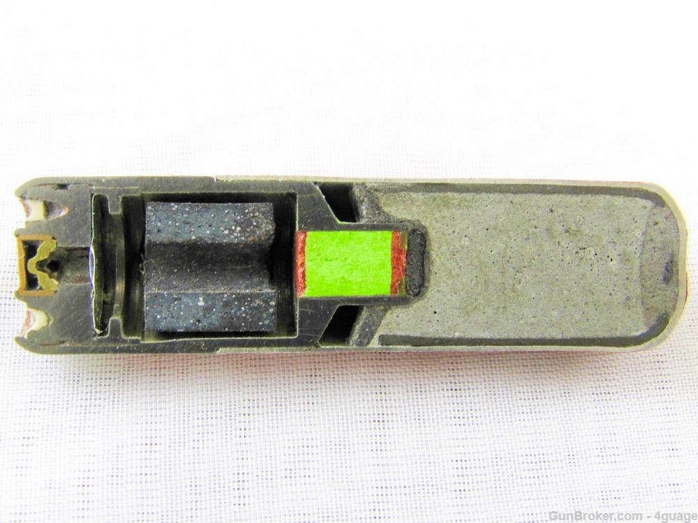 Unusual 13mm Gyrojet Rocket Survival Flare Cut-Away Cartridge-img-0