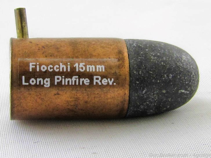 Fiocchi 15mm Pinfire Pistol Cartridge-img-0