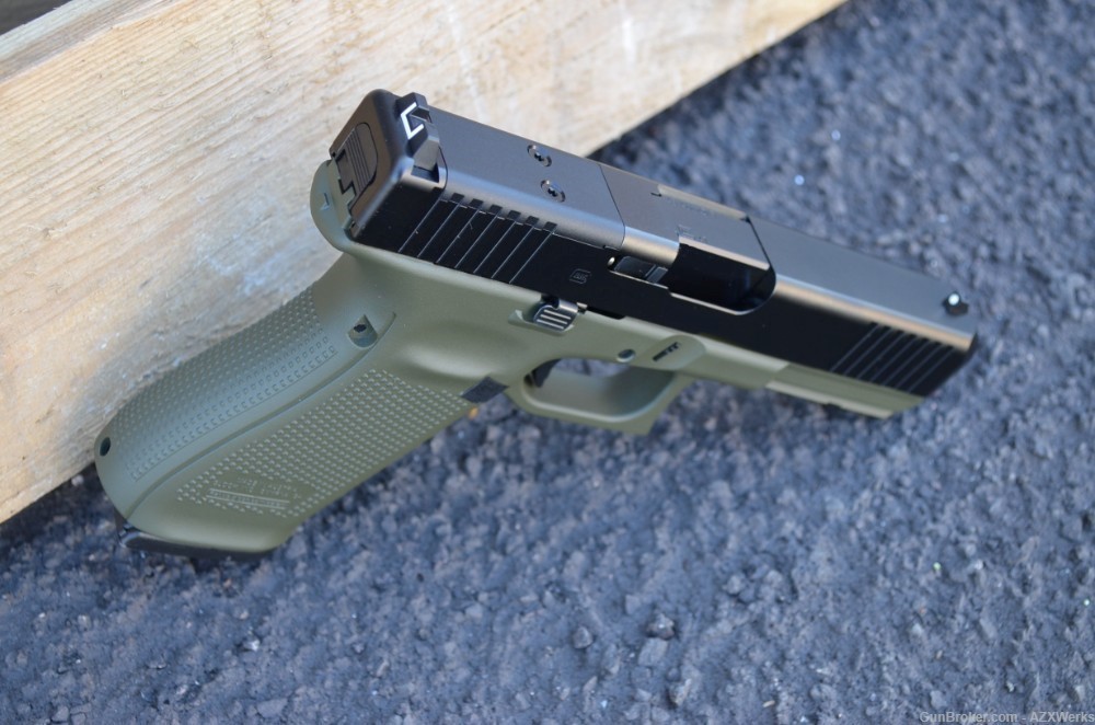 Glock 21 Gen 5 MOS Optic Ready X-Werks OD Green 45acp G5 New -img-4