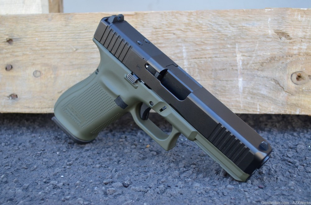 Glock 21 Gen 5 MOS Optic Ready X-Werks OD Green 45acp G5 New -img-3