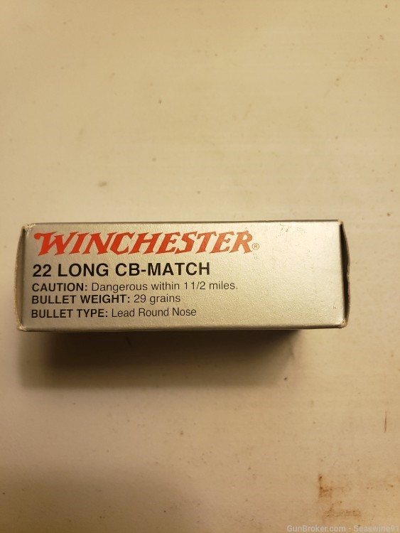 22 long cb match ammo ammunition winchester super x 50 round multiple avail-img-2