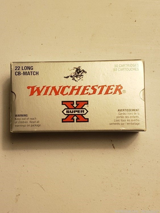 22 long cb match ammo ammunition winchester super x 50 round multiple avail-img-0