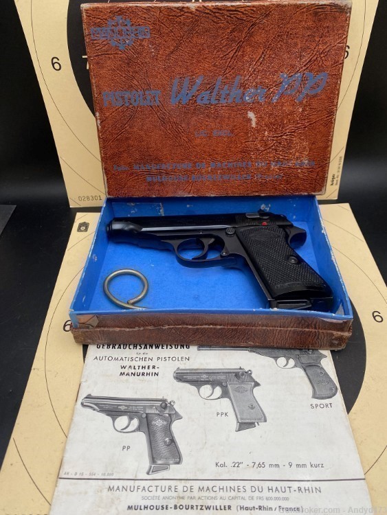 Manurhin Lic. Walther PP .32 ACP Early Gun -img-0
