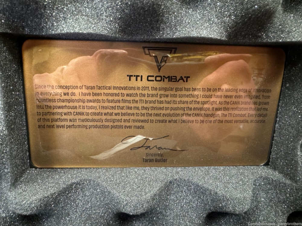 Canik TTI Combat Taran Tactical 9mm Pistol Rare Limited Edition In Stock -img-3