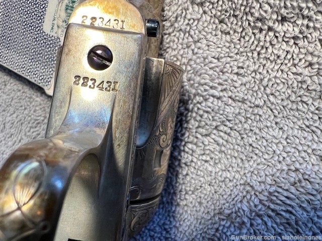 Colt SAA Engraved 5" Perfect serial number 223431-img-2