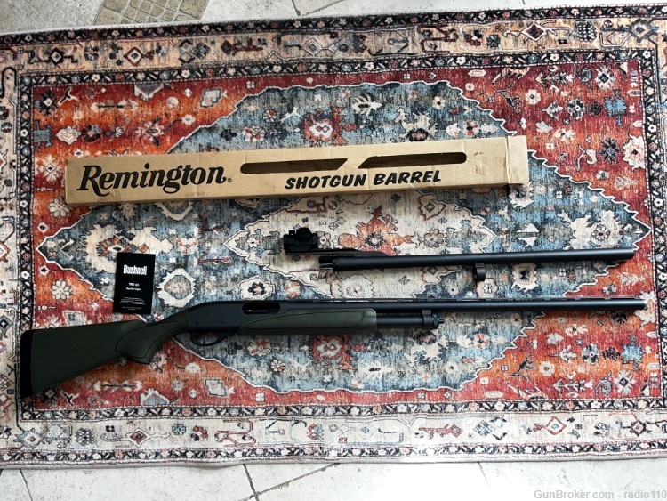 Remington 870 12 Gauge Shotgun Rifled and Smoothbore RedDot!-img-0