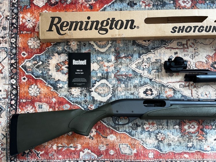 Remington 870 12 Gauge Shotgun Rifled and Smoothbore RedDot!-img-1