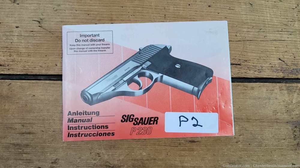 Sig Sauer P230SL pistol .380 acp with original box 2 mags test target-img-30