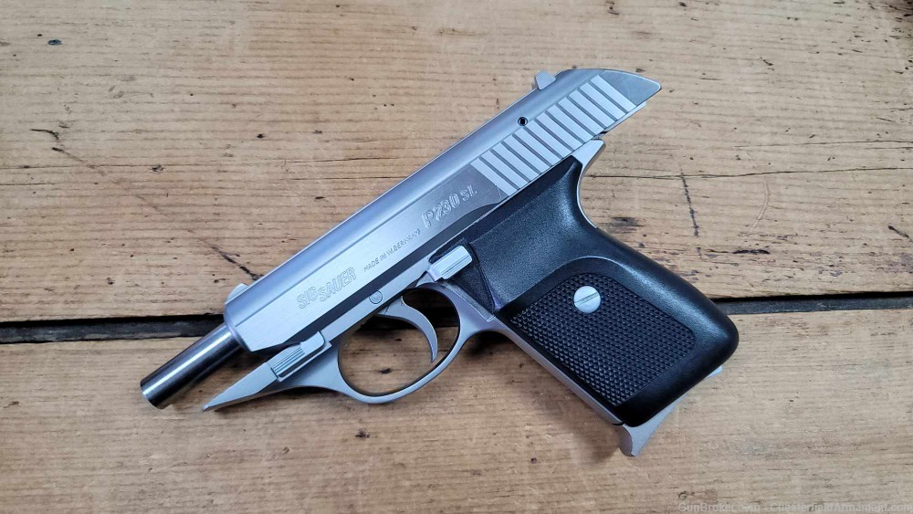 Sig Sauer P230SL pistol .380 acp with original box 2 mags test target-img-8
