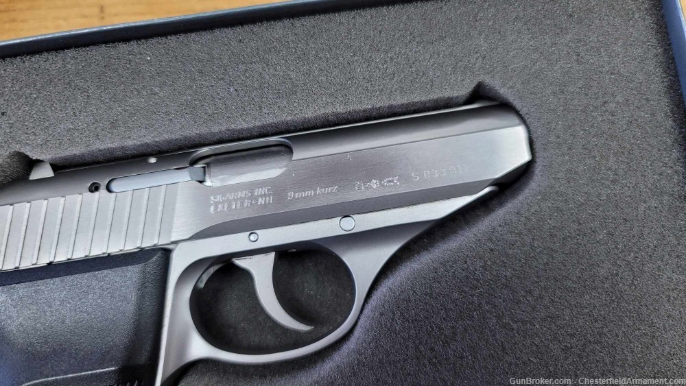 Sig Sauer P230SL pistol .380 acp with original box 2 mags test target-img-21