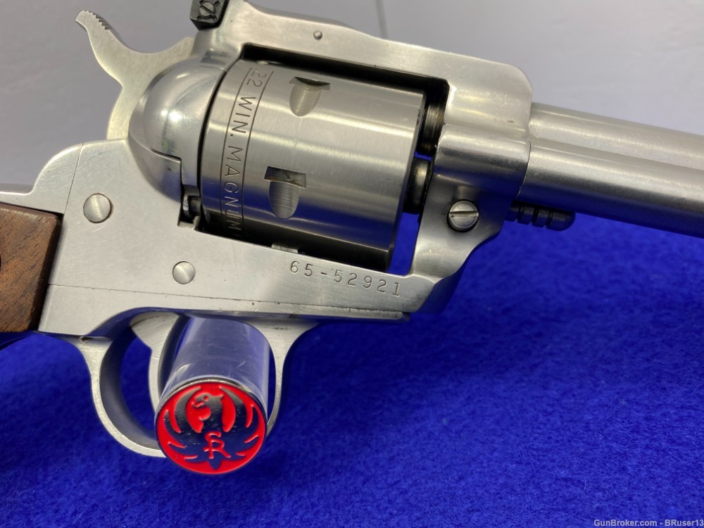 1977 Ruger New Model Single Six .22WMR/LR Stainless 6.5"*CONVERTIBLE MODEL*-img-28