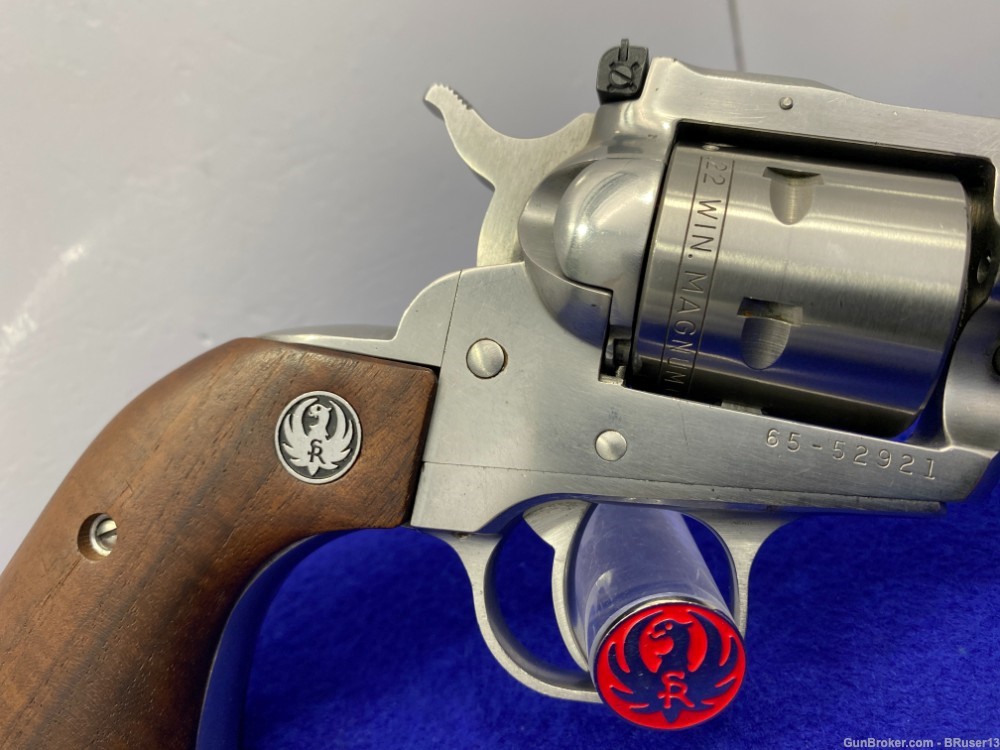 1977 Ruger New Model Single Six .22WMR/LR Stainless 6.5"*CONVERTIBLE MODEL*-img-27