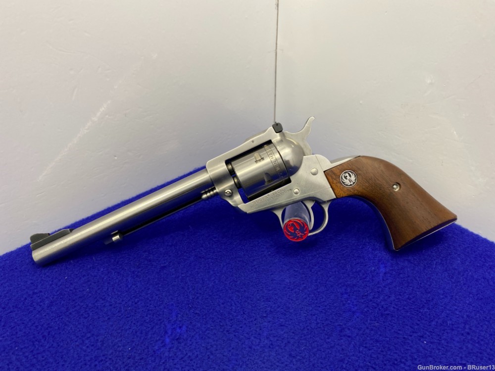 1977 Ruger New Model Single Six .22WMR/LR Stainless 6.5"*CONVERTIBLE MODEL*-img-8
