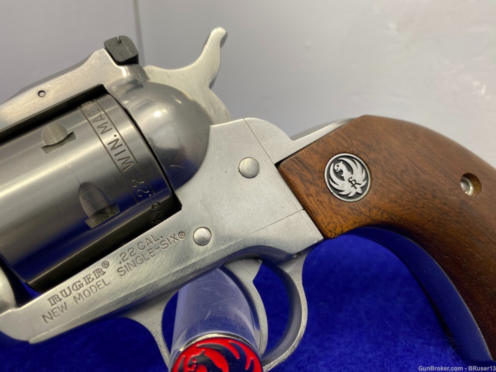 1977 Ruger New Model Single Six .22WMR/LR Stainless 6.5"*CONVERTIBLE MODEL*-img-11
