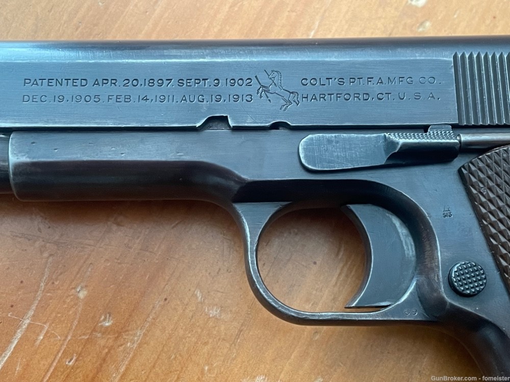 Colt model of 1911 U.S. Army .45 ACP made in 1919 S13 -img-5