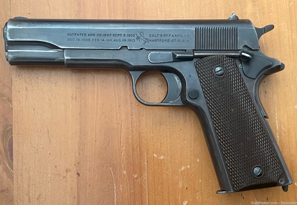 Colt model of 1911 U.S. Army .45 ACP made in 1919 S13 -img-0