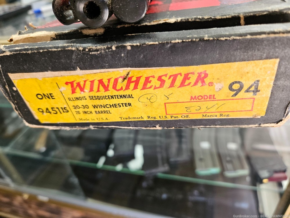 Winchester 94 30-30 Illinois Sesquicentennial in box-img-7