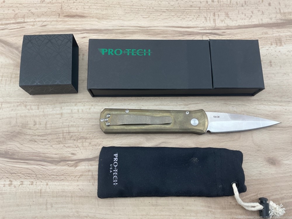 Pro-Tech Godson Automatic, Bronze handle, 7110-img-2