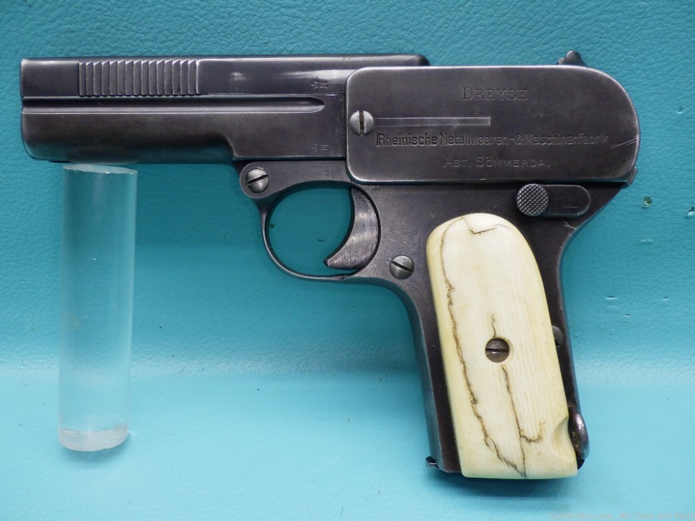 Dreyse 1907 Late 1st Variant .32acp 3.5"bbl Pistol W/ 7rd Mag -img-4