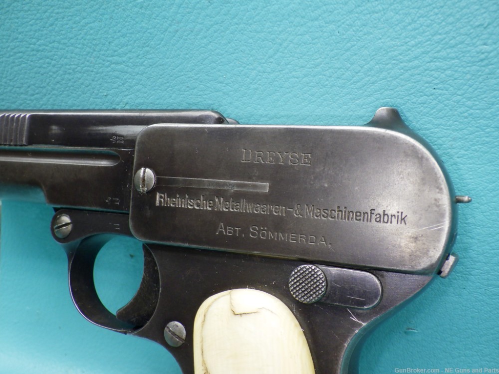 Dreyse 1907 Late 1st Variant .32acp 3.5"bbl Pistol W/ 7rd Mag -img-6