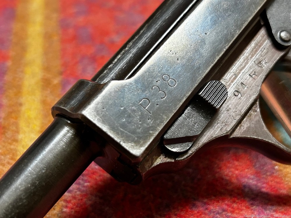Walther P38 9mm WWII German Markings -img-2