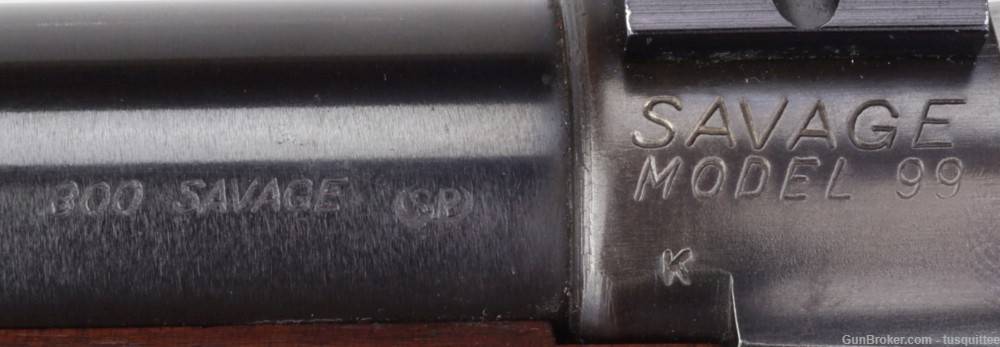 Savage Model 99 Rifle, Model M99R, 300 Savage, Mfg: 1952-54, Very Clean -img-24